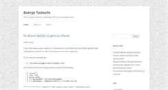 Desktop Screenshot of georgetasioulis.com