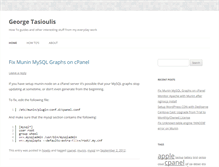 Tablet Screenshot of georgetasioulis.com